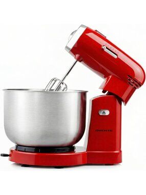 Electric Stand Mixer 3.5 QT, 5 Speeds, 250W Power, Kitchen Baking Essential
